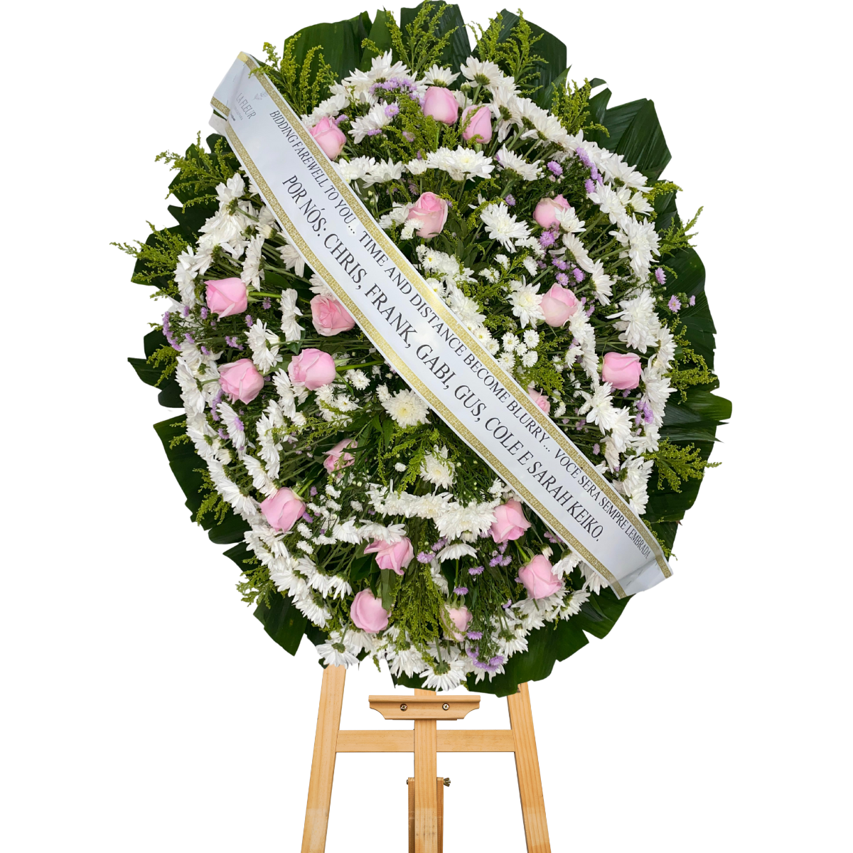 Coroa de flores Ouro 1