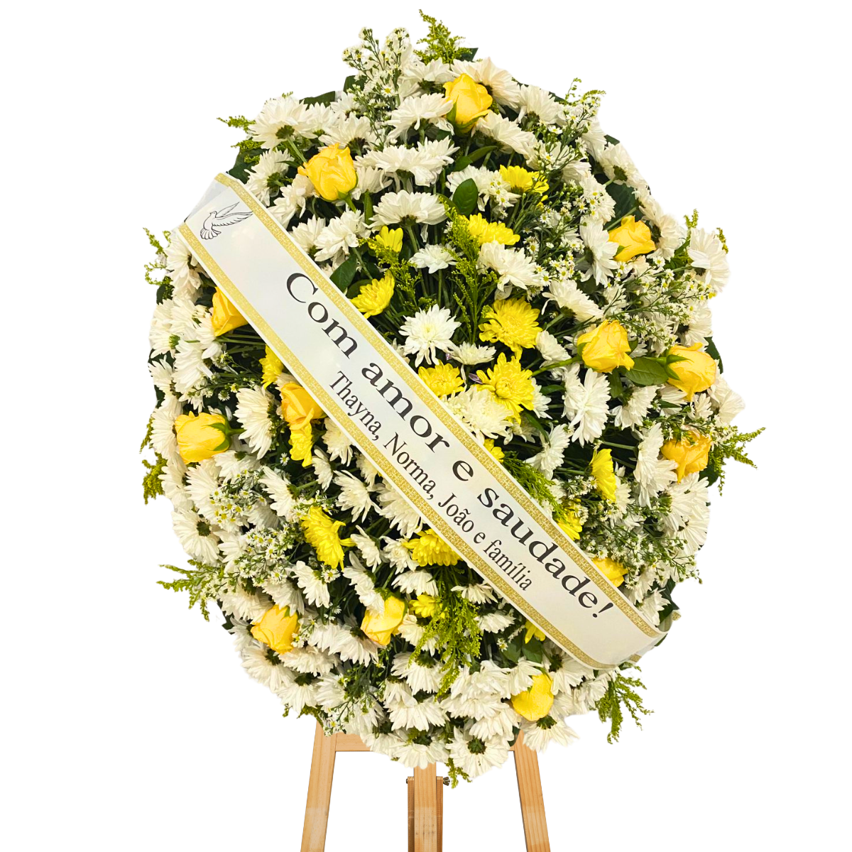 Coroa de Flores Ouro 4