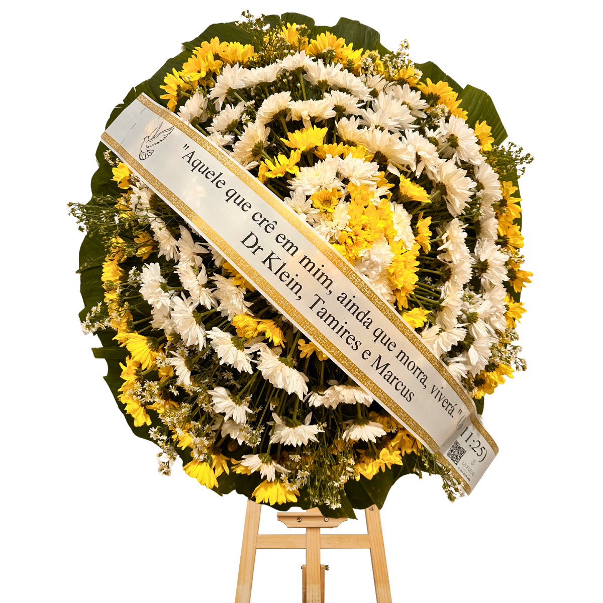 Coroa de Flores Prata 2