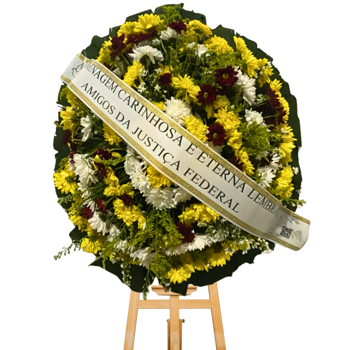 Coroa de Flores Prata 4